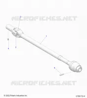 SYSTÃˆME DE TRANSMISSION, FRONT PROP SHAFT