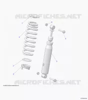 SUSPENSION, AMORTISSEUR AVANT MOUNTING