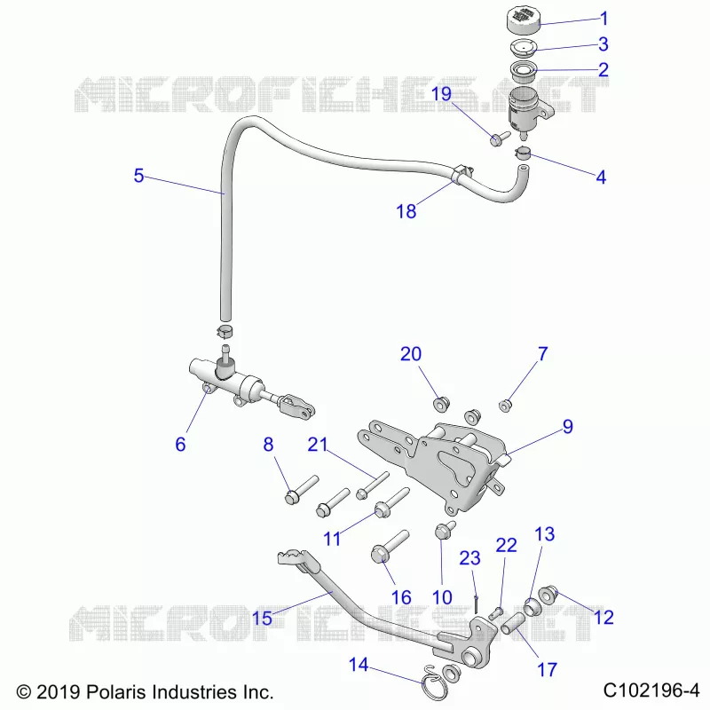 BRAKES, BRAKE PEDAL AND MAITRE CYLINDRE
