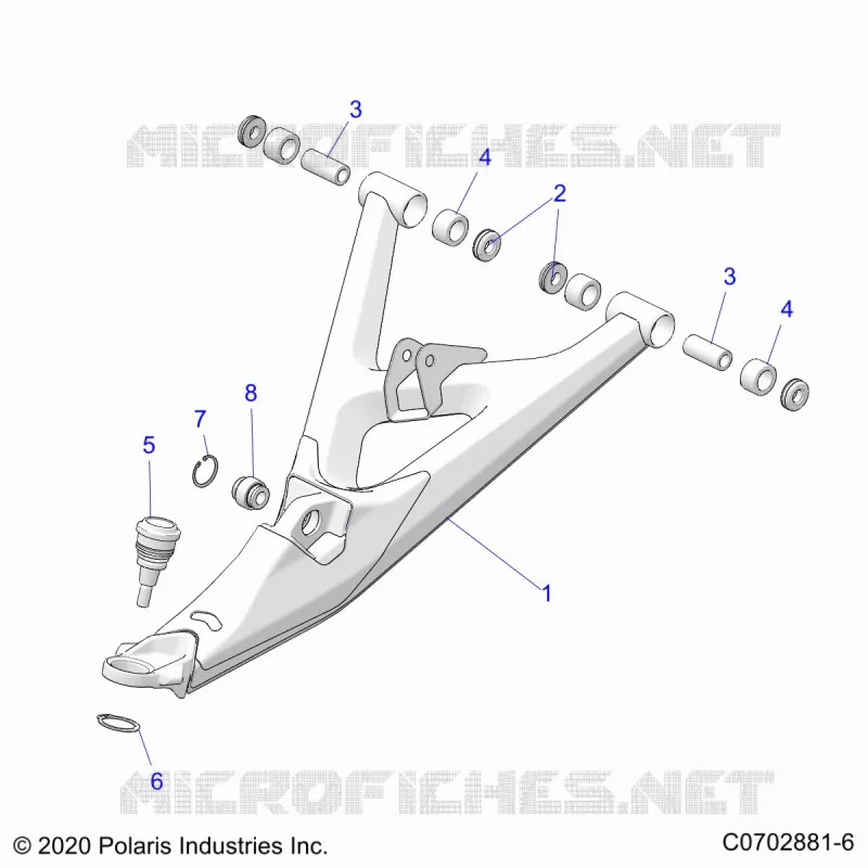 SUSPENSION AVANT CONTROL ARMS LOWER