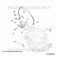 DRIVE TRAIN, MAIN SUPPORT PONT