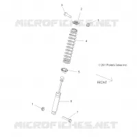 SUSPENSION AVANT SUPPORT AMORTISSEUR 