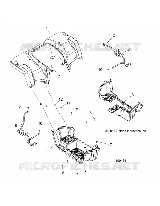CARROSSERIE ARRIERE CAB AND FOOTWELLS