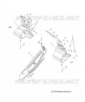 CHASSIS, PROTECTION D'EMBRAYAGE AND REPOSE PIEDS