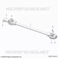 SYSTÃˆME DE TRANSMISSION, FRONT PROP SHAFT