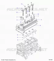 ENGINE, COUVERCLE SOUPAPE