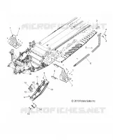 CHASSIS, PROTECTION D'EMBRAYAGE AND REPOSE PIEDS