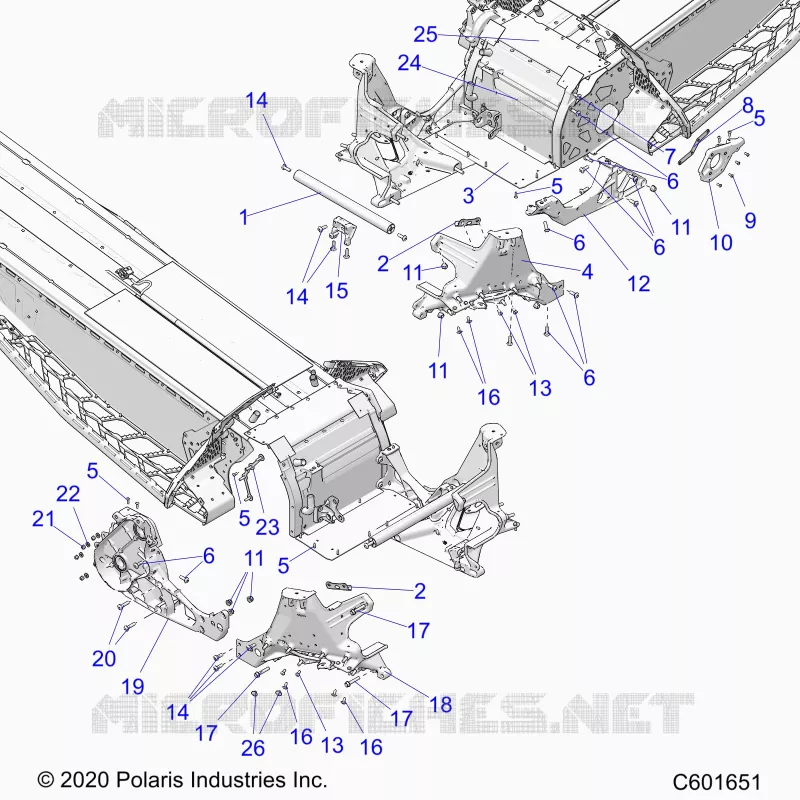 CHASSIS, BULKHEAD ASM.