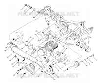 ENGINE AND SUPPORT SILENCIEUX (4913511351005A)