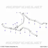 ENGINE, SYSTÃˆME DE REFROIDISSEMENT, HOSES