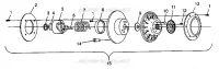 EMBRAYAGE DE TRANSMISSION ASSEMBLY 440 XCR SP 0941660 (4927082708024A)