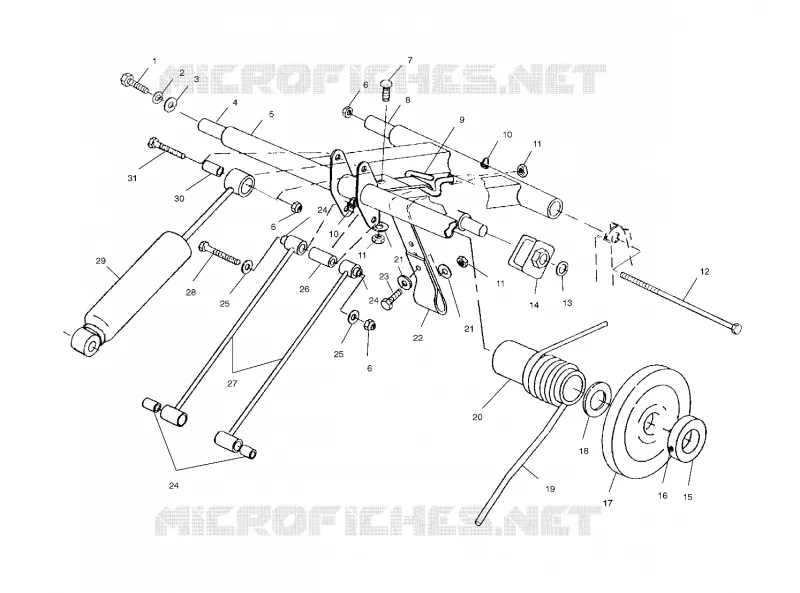 BRAS DE SUSPENSION ARRIERE