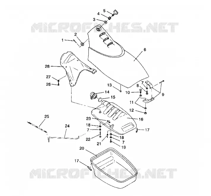 COFFRE AVANT SL 650 / B934058 (4924732473004A)