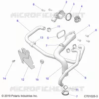 REFROIDISSEMENT, THERMOSTAT AND BYPASS