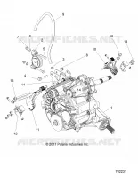 DRIVE TRAIN, MAIN SUPPORT PONT