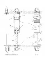 SUSPENSION, AMORTISSEUR AVANT TRACK MONOTUBE