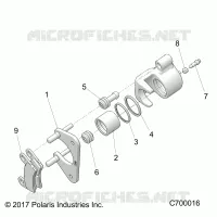 FREIN ARRIERE CALIPER