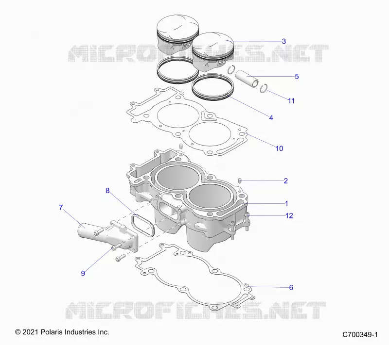 CYLINDRE AND PISTON