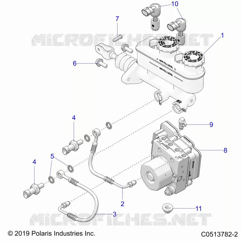 BRAKES, MAITRE CYLINDRE AND ABS MODULE