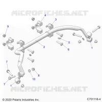 SUSPENSION, REAR BARRE STABILISATRICE
