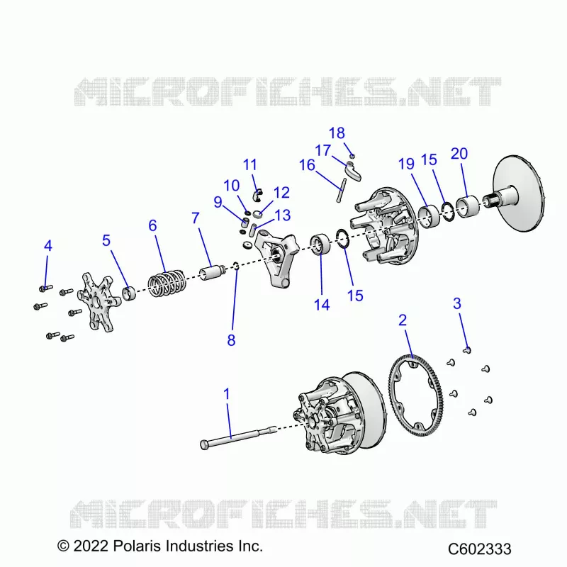 SYSTÃˆME DE TRANSMISSION, CLUTCH, PRIMARY