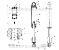 AMORTISSEUR (REAR TRACK)(M-10)