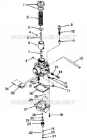CARBURATEUR WIDETRAK LX 0942064 (49250425040034)