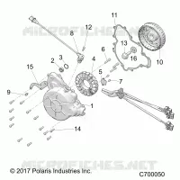 ENGINE, STATOR AND FLYROUE