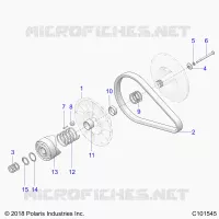 SYSTÃˆME DE TRANSMISSION, SECONDARY CLUTCH