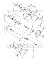 REAL ROUE DRIVE ASSEMBLY (4916331633017A)