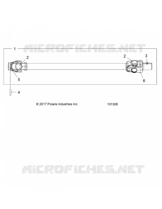 SYSTEME DE TRANSMISSION, PROP SHAFT, FRONT
