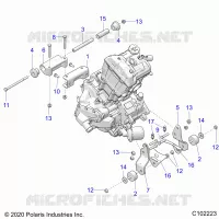 MOTEUR, MOUNTING & LONG BLOCK