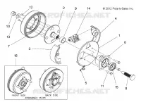 ROUES, COMPONENTS, END, LEFT REAR
