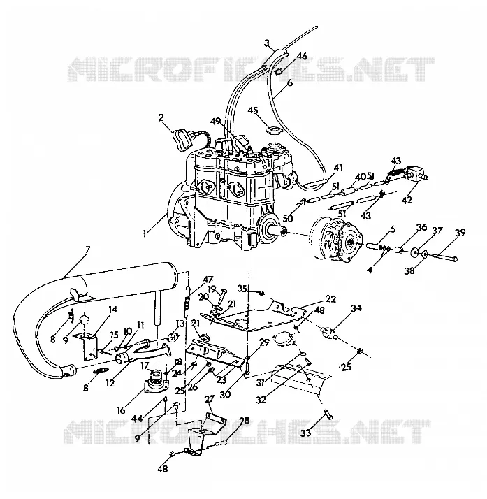 SUPPORT MOTEUR 440 (4921242124031A)