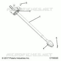 DRIVE TRAIN, ARBRE DE TRANSMISSION AVANT
