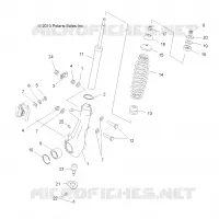 SUSPENSION, JAMBE DE FORCE AVANT