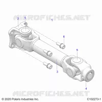DRIVE TRAIN, PROP ARBRE DE TRANSMISSION ARRIERE