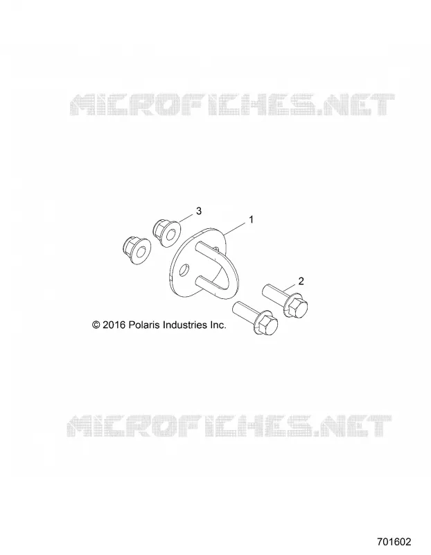 CHASSIS, TOW HOOK