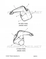 PANNEAUX LATERAUX FOAM/FABRIC