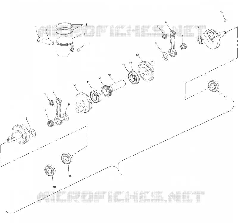 PISTON ET VILEBREQUIN