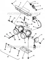 CORPS DE PAPILON ASSEMBLY 500 EFI 0942774 and EFI SKS 0942574 (4924982498035A)