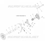SYSTÈME DE TRANSMISSION, PRIMARY CLUTCH (BUILT 11/12/10 AND BEFORE)