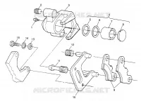 FRONT FREIN XPLORER 400L W969140 (4935983598B007)