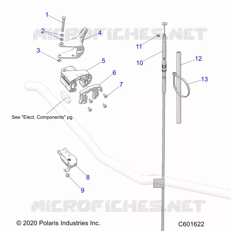 MOTEUR, THROTTLE CONTROL ASM.