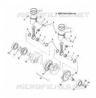ENGINE, PISTON ET VILEBREQUIN