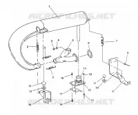 ECHAPPEMENT 500 EFI / 0930674 and  500 EFI SKS / 0930574 (4922962296026A)