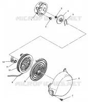 LANCEUR ASSEMBLY RXL 0940768 and RXL TOURING 0940869 (4925062506047A)