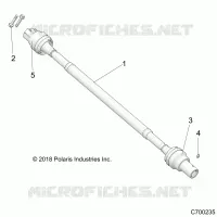 SYSTÃˆME DE TRANSMISSION, REAR PROP SHAFT
