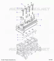 ENGINE, COUVERCLE SOUPAPE