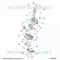 CARTERS MOTEUR AND CRANKSHAFT